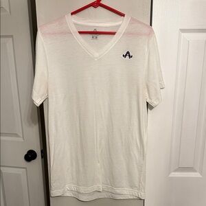 American Barbell Club Men's White V-Neck T-Shirt